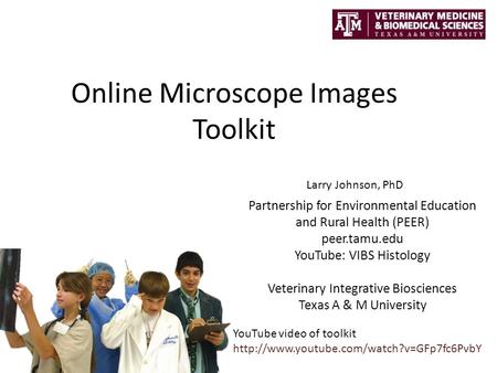 Online Microscope Images Toolkit