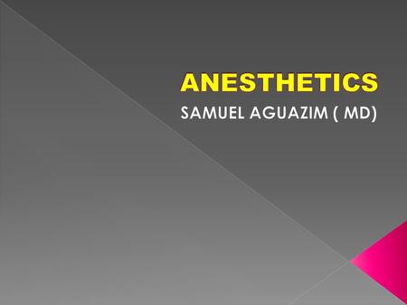 2 3  Which influence the selection of the anesthetics are  Liver & kidney – target organs for toxic effects by the release of Fluoride, Bromide.