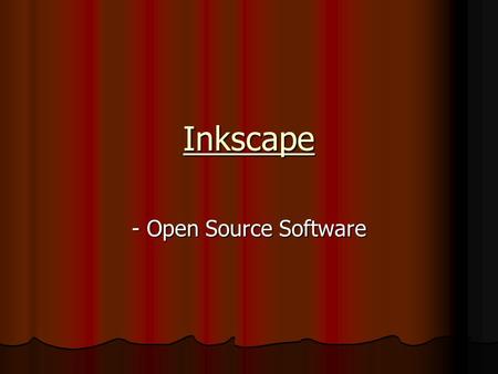 Inkscape - Open Source Software. About Inkscape - Free open-source software - Vector application GUI editor for personal computers - Cross-platform editor.