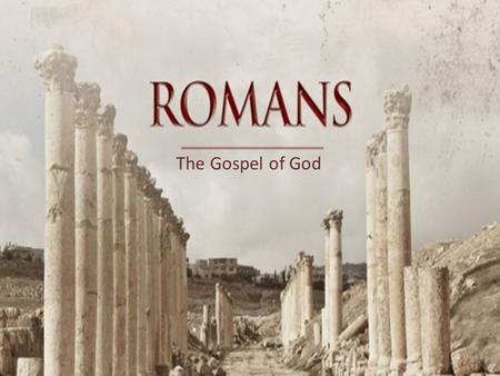 The Gospel of God. Phil. 3:4-9 If someone else thinks they have reasons to put confidence in the flesh, I have more: circumcised on the eighth day, of.