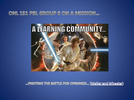 A Luke Skywalker, the prodigy with the extraordinary gifts A princess Leia, who holds her light over the community, providing the values and keeping the.