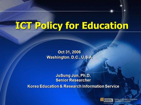 Table of contents National ICT Policy for Education I