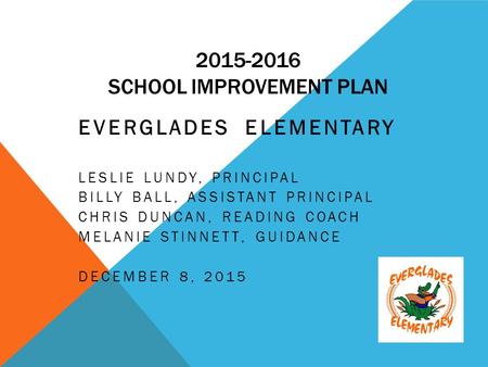 School Improvement Plan