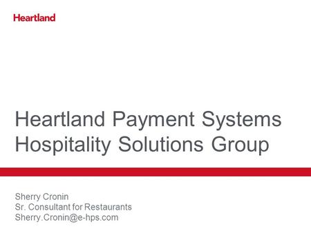 Heartland Payment Systems Hospitality Solutions Group