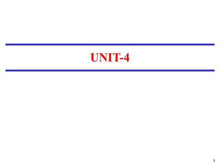 UNIT-4 1. Arrays: Definition and declaration, Initialization, Accessing elements of arrays, Storing values in arrays, Inter-function Communication: Passing.