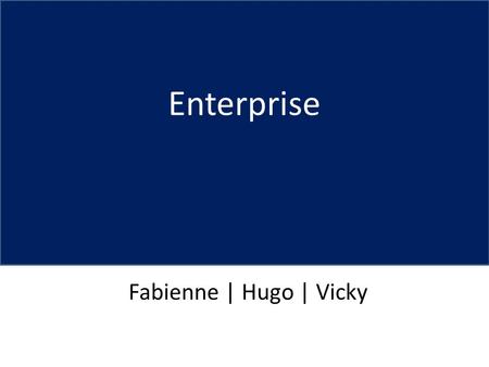 Enterprise Fabienne | Hugo | Vicky. Mandate AnalysisStrategyImplemmentationFinancials How are we going to do this? Attract young graduates to pursue a.