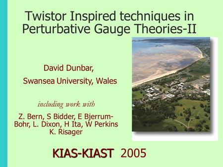 Twistor Inspired techniques in Perturbative Gauge Theories-II including work with Z. Bern, S Bidder, E Bjerrum- Bohr, L. Dixon, H Ita, W Perkins K. Risager.