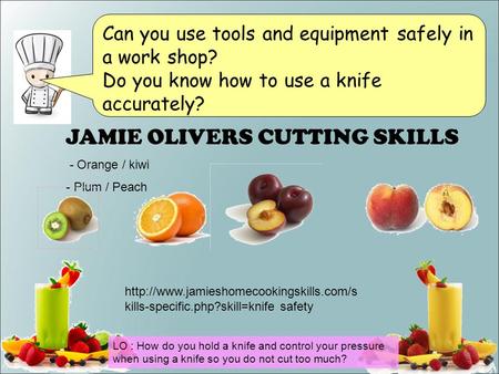 JAMIE OLIVERS CUTTING SKILLS