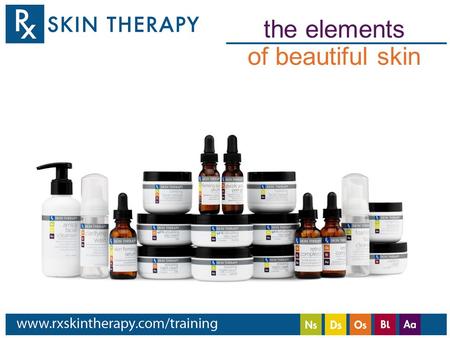 The elements of beautiful skin. science not hype.