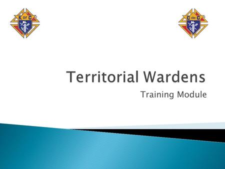 Training Module.  Training should be everyone’s concern.  It starts the day one accepts the job.  Proper training develops a better understanding of.