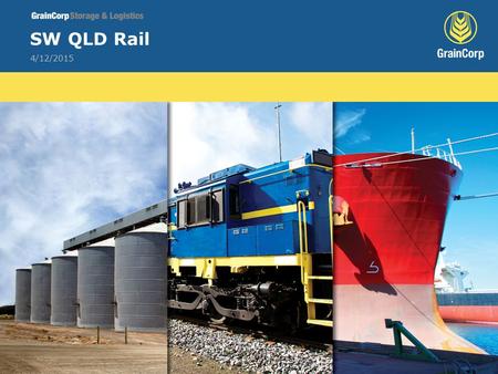 4/12/2015 SW QLD Rail. 2 Increase Rail use? Cost Below Rail Above Rail.