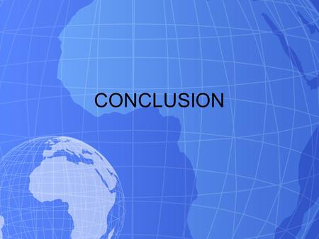 CONCLUSION. LET YOUR LIFE COUNT CONCLUSION I have fought the good fight, I have finished the race, I have kept the faith. Now there is in store for.