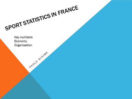 Sport statistics in france