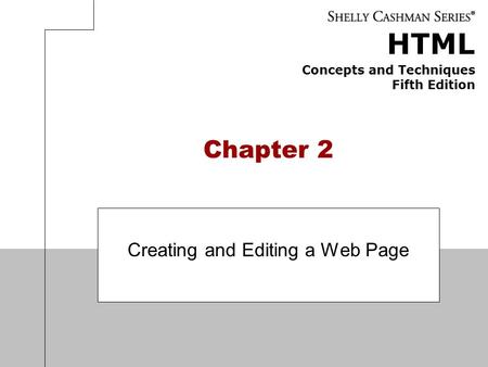 Creating and Editing a Web Page