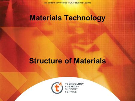 Structure of Materials