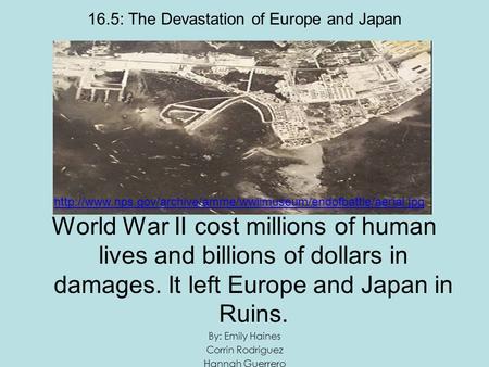 16.5: The Devastation of Europe and Japan