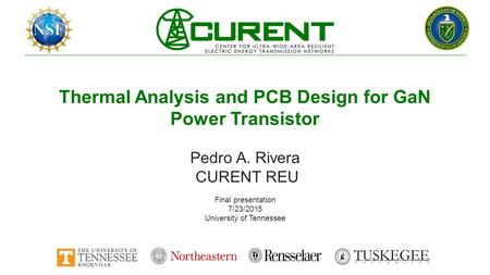 Thermal Analysis and PCB Design for GaN Power Transistor