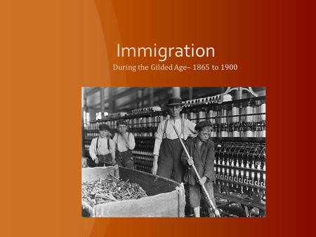 freedomEconomic opportunity Railroads (Irish & Chinese) Factories (Irish, Italians, Eastern Europeans) Coal mines (Polish & Russians) Sweat shops.