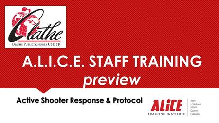 A.L.I.C.E. STAFF TRAINING preview