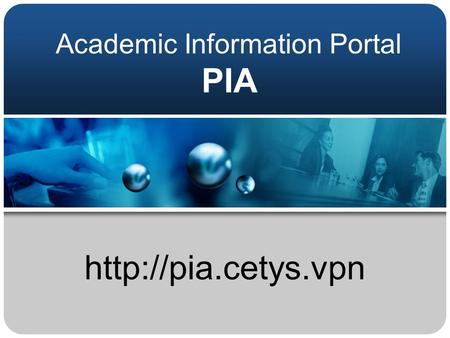 Academic Information Portal PIA