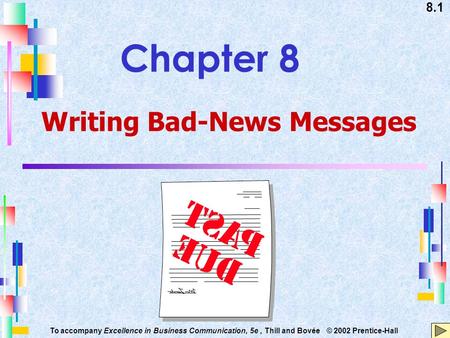 Writing Bad-News Messages