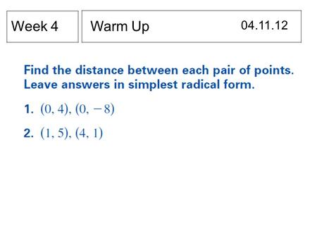 Warm Up 04.11.12 Week 4. Section 11.1 Day 1 I will find the measures of interior and exterior angles of a polygon. 180 ⁰ 360 ⁰ 540 ⁰ 720 ⁰ 3 sides 4 sides.