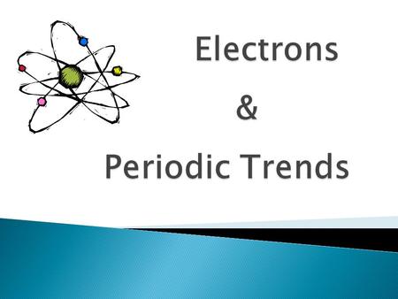  The arrangement of electrons in an atom helps determine the properties and behavior of that atom.