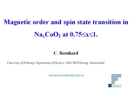 Superconductivity with T c up to 4.5 K 3d 6 3d 5 Crystal field splitting Low-spin state: