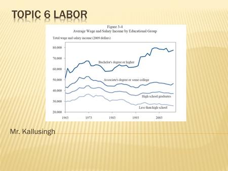 Mr. Kallusingh.  Is the total number of people eligible to work that are employed or actively looking for work; people not included are retired workers,