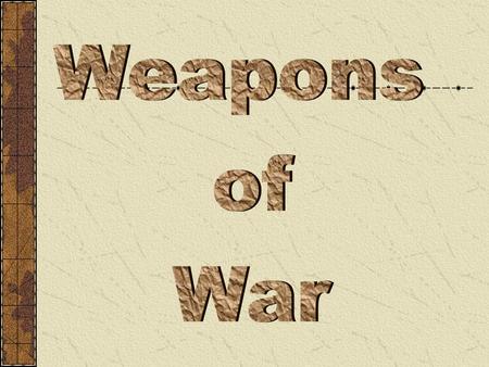 At the start of war armies were composed of (1914) : Infantry (foot soldiers) Rifles could fire from 5-10 shots before reloading, effective range of about.