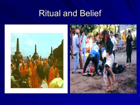 Ritual and Belief. Clifford Geertz on Religion a religion is: (1) a system of symbols which acts to (2) establish powerful, pervasive, and long-lasting.