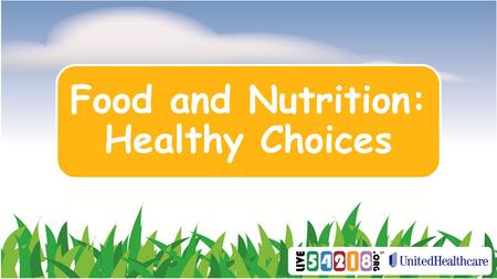 Food and Nutrition: Healthy Choices. What choices do we make when we eat?