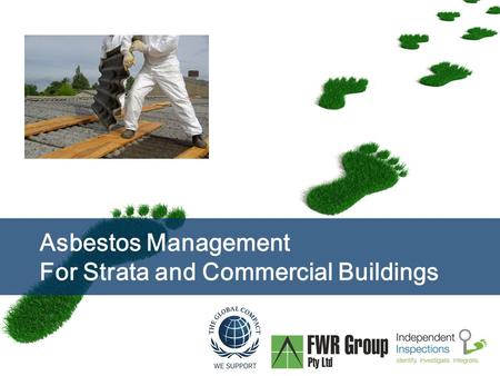 Page  1 Asbestos Management For Strata and Commercial Buildings.