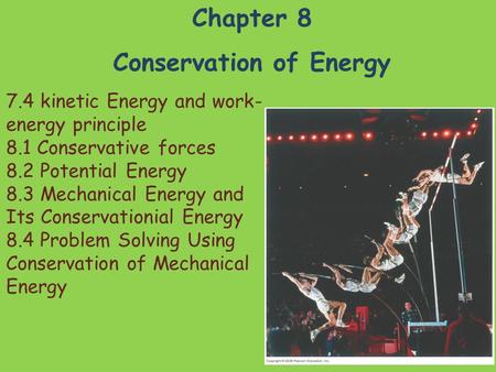 Conservation of Energy