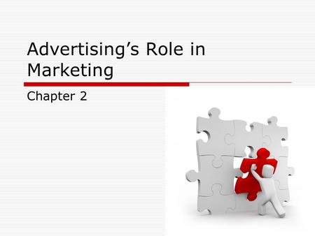 Advertising’s Role in Marketing