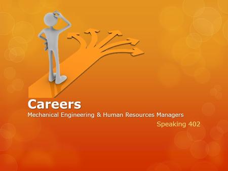 Careers Mechanical Engineering & Human Resources Managers Speaking 402.