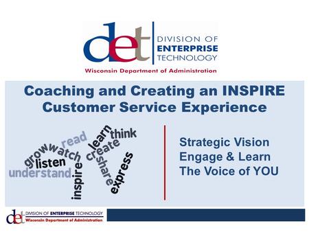 Coaching and Creating an INSPIRE Customer Service Experience