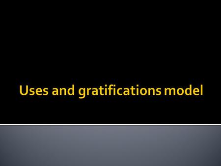 In pairs use the higher order question stems to construct questions on the 3 models of media effects we have looked at so far:  Hypodermic syringe model.