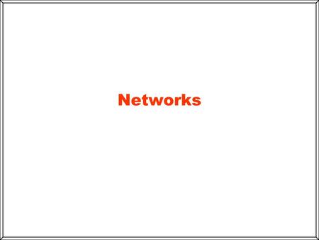 Networks. Local area network (LAN( Wide-area network (WAN( Networks Topology.