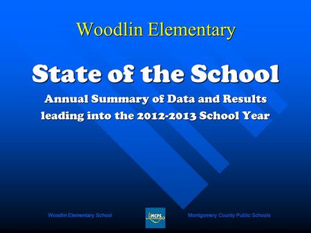 Montgomery County Public SchoolsWoodlin Elementary SchoolMontgomery County Public SchoolsWoodlin Elementary SchoolMontgomery County Public SchoolsWoodlin.