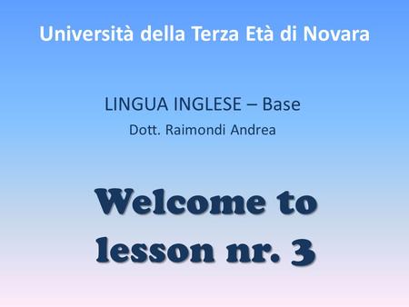 Università della Terza Età di Novara