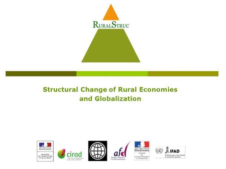 Structural Change of Rural Economies and Globalization.