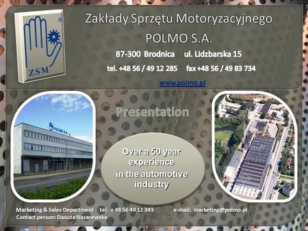 Zakłady Sprzętu Motoryzacyjnego POLMO S.A.