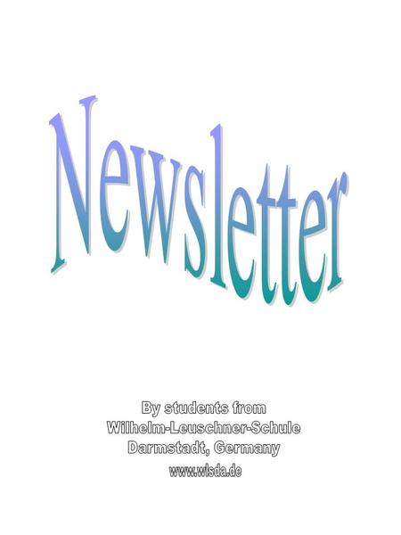 2 Table of contents Germanypage 3 Darmstadtpage 4 Typically Germanpage 5 A normal daypage 6 Sport Acrobaticspage 7 Handballpage 8 Soccerpage 9 Dictionarypage.