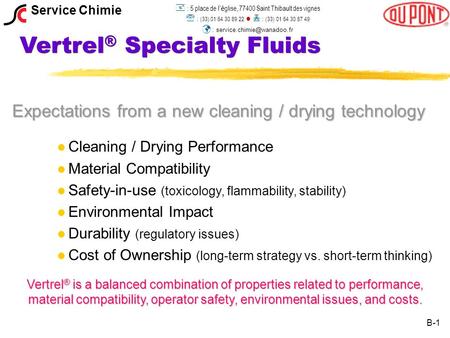 Vertrel® Specialty Fluids