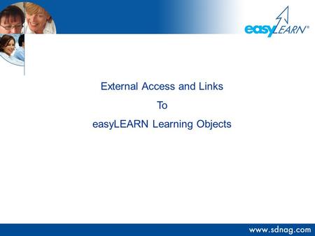 Logo External Access and Links To easyLEARN Learning Objects.