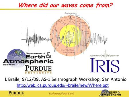 Where did our waves come from?