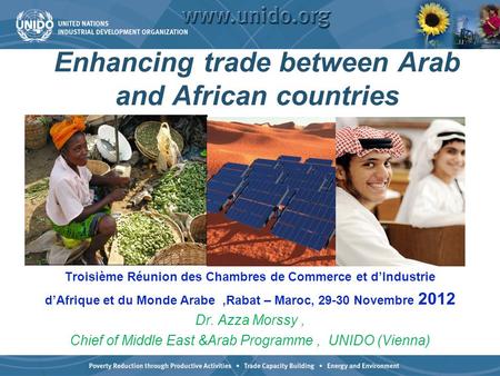 Enhancing trade between Arab and African countries