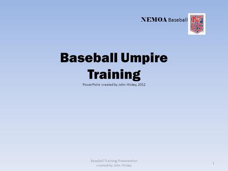 Baseball Umpire Training