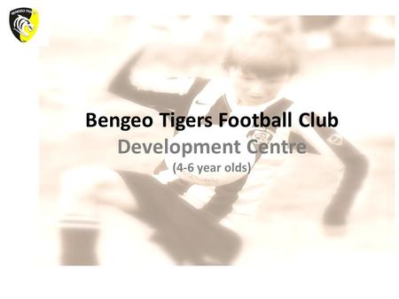 Bengeo Tigers Football Club Development Centre (4-6 year olds)